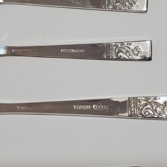 Vintage Angora Silver Plate Charcuterie / Serving Set – 7 Piece  Made in England - Picture 10 of 14